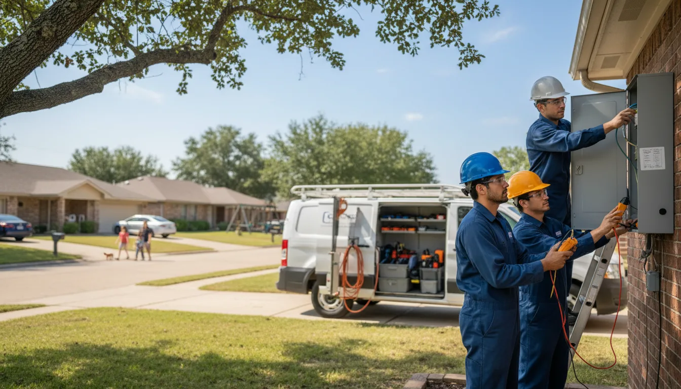 Certified electrician providing emergency electrical services in Bahama, NC